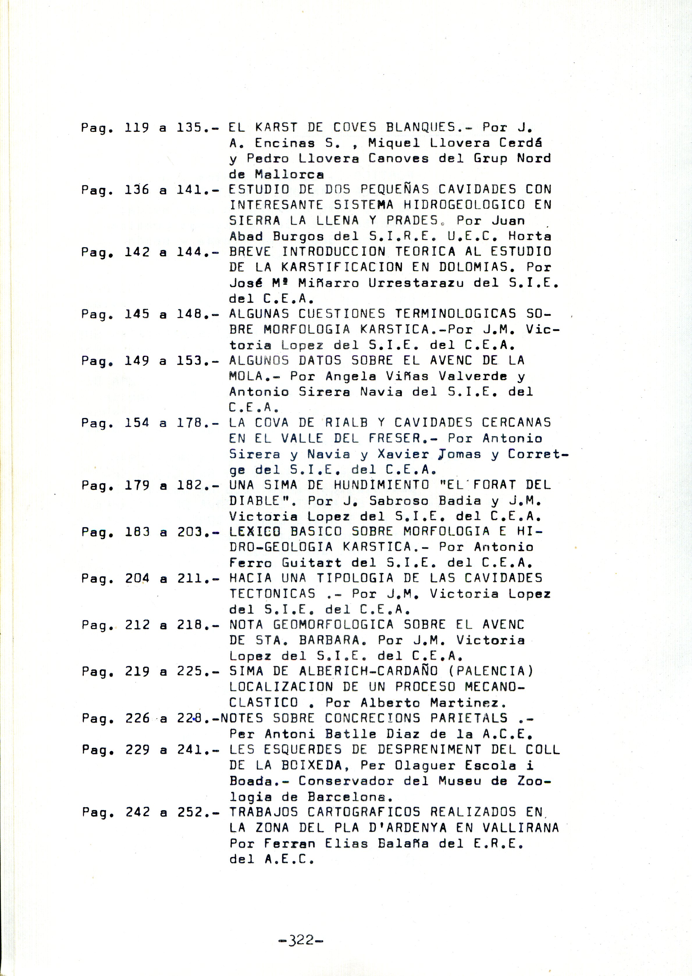 III Simposium Espeleologia : Comunicacions - Miniatura 3